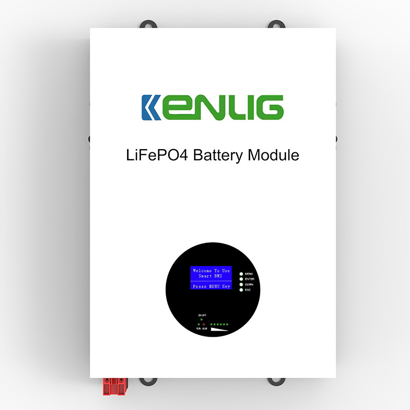 Kenlig LifePO4 Lithium Battery 6000 Cycles BMS Sistem BMS Montat pe perete Baterie LCD 48V/51.2V 100AH ​​150AH 200AH Powerwall